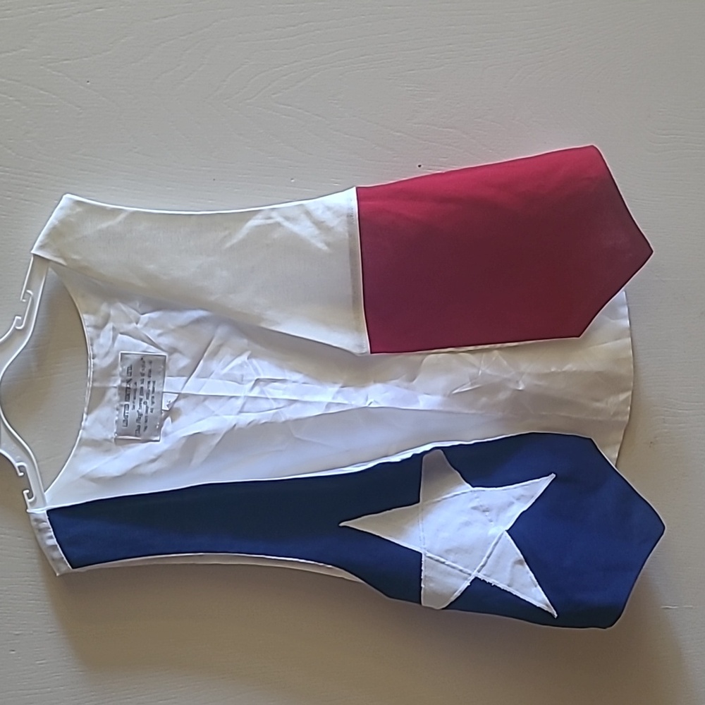 Vintage, Limited Edition, LTD Flag Americana Open Vest, Made in USA, Sz S